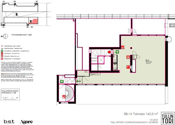 Tullikatu 6, Tampere, 142 m² toimisto