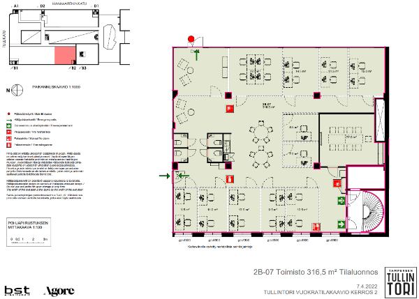 Tullikatu 6, Tampere, 316 m² toimisto