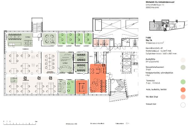 Lintulahdenkuja 10, Helsinki, 614 m² toimisto