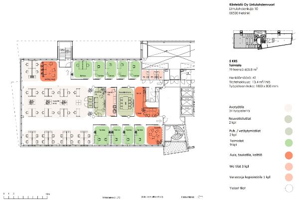 Lintulahdenkuja 10, Helsinki, 605 m² toimisto