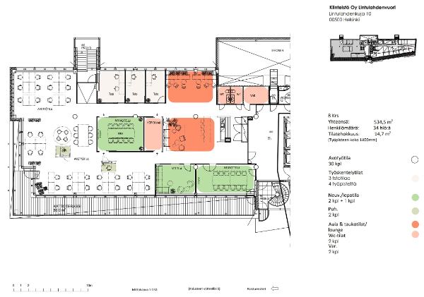 Lintulahdenkuja 10, Helsinki, 534 m² toimisto