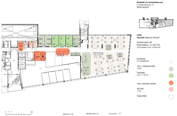 Lintulahdenkuja 10, Helsinki, 476 m² toimisto
