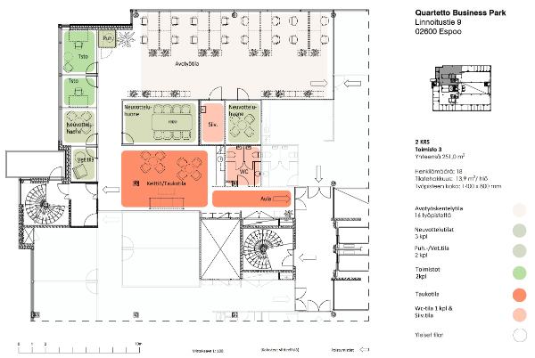 Linnoitustie 9, Espoo, 279 m² toimisto