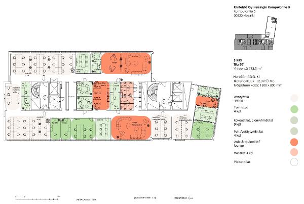 Kumpulantie 5, Helsinki, 783 m² toimisto