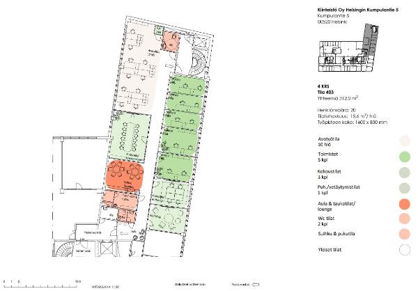 Kumpulantie 5, Helsinki, 312 m² toimisto