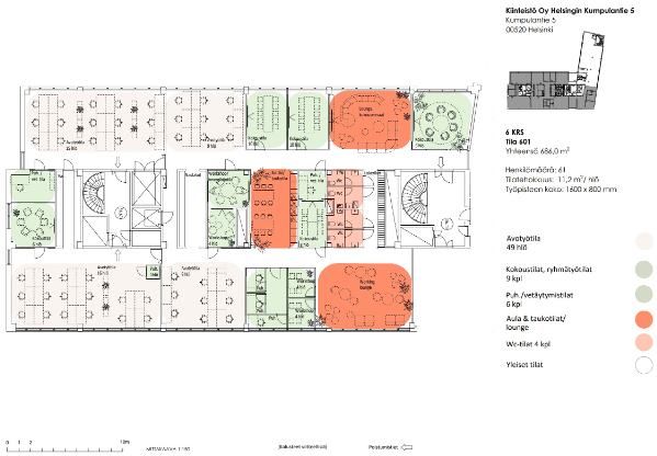 Kumpulantie 5, Helsinki, 686 m² toimisto