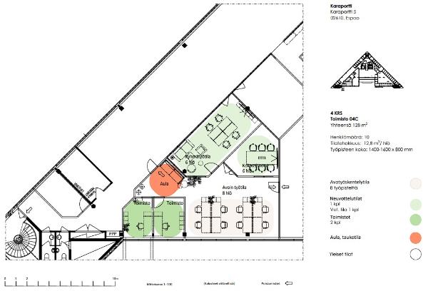 Karaportti 5, Espoo, 128 m² toimisto