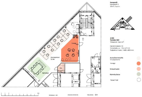 Karaportti 5, Espoo, 136 m² toimisto